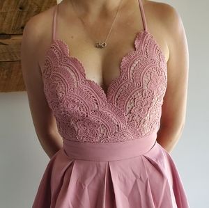 Pink Cocktail Dress